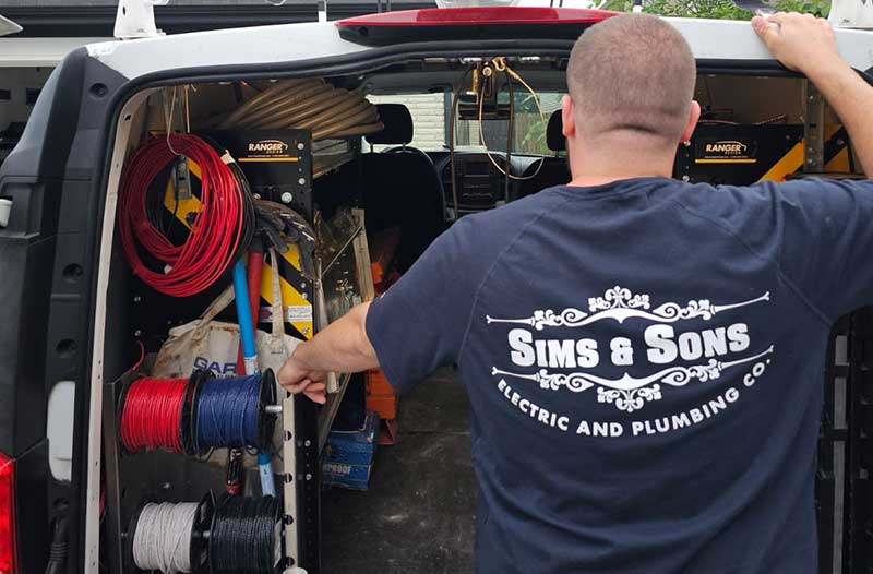 Electrical Service Call - Sims & Sons Electric and Plumbing